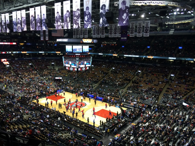 NBA zápas v Toronte